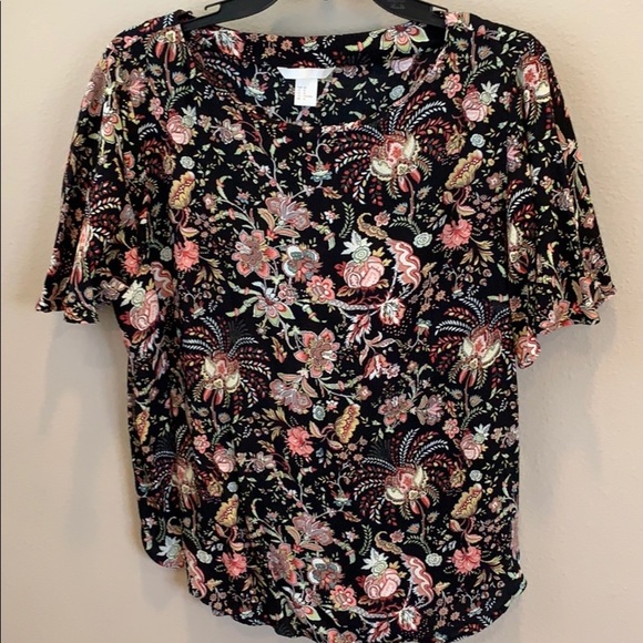 H&M size 14 multi color blouse. Bought in Europe. - Picture 1 of 3